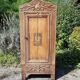Small piece of furniture with 1 door, old oak jam cupboard