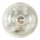 Applique murale sculpturale wave en verre solide structuré par peill & putzler