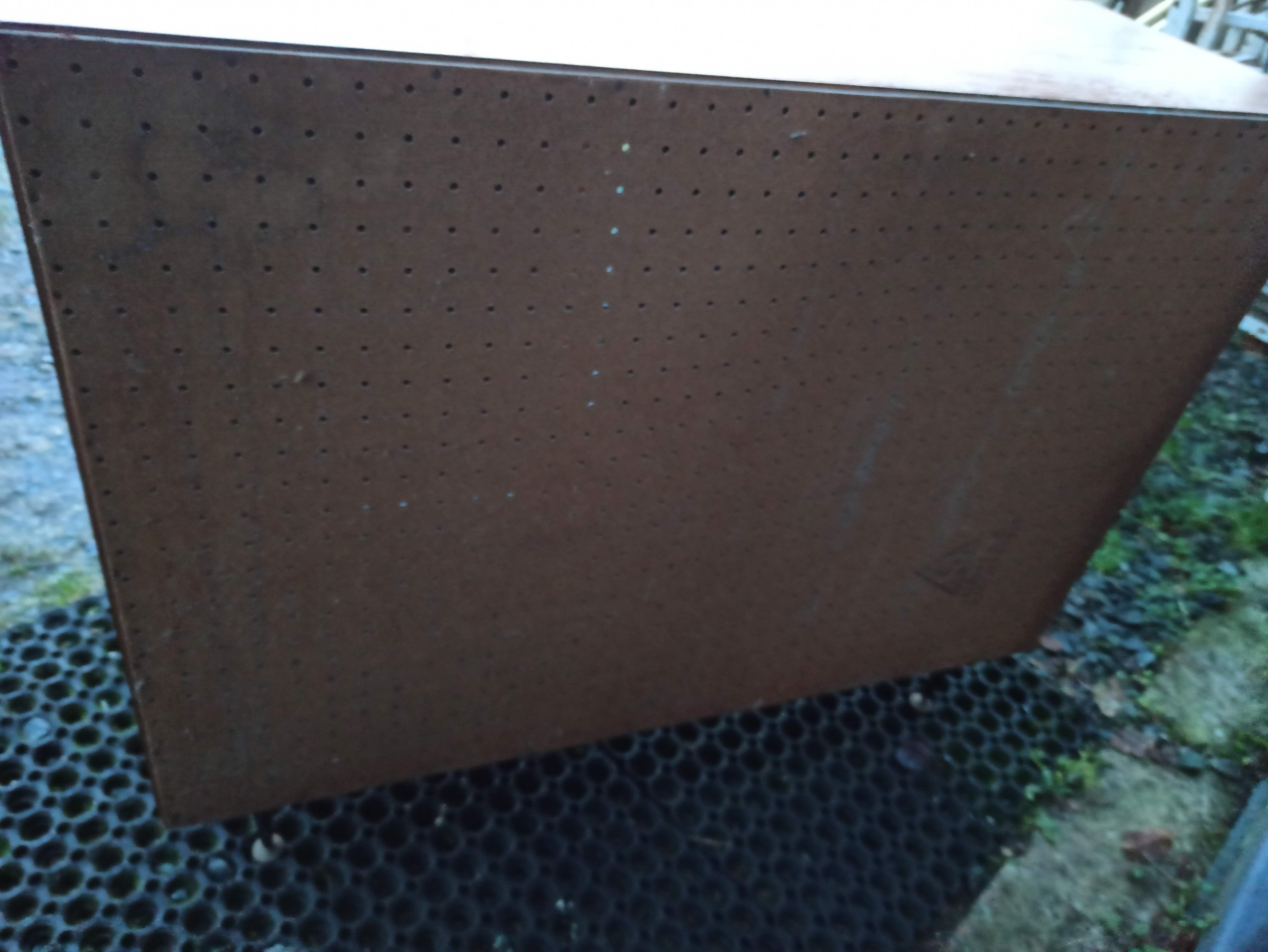 Low storage sideboard 2 doors iron base year 50 60