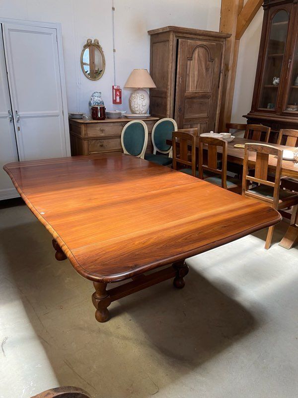 Vintage walnut dining table