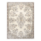 7x9 Cream & Green Floral Pattern Vintage Area Rug, 202x278Cm