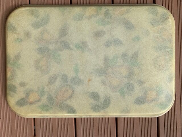 Large fiberglass tray vinatge 60's Gros Roman France