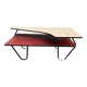 Atypical double top Formica coffee table from the 60s