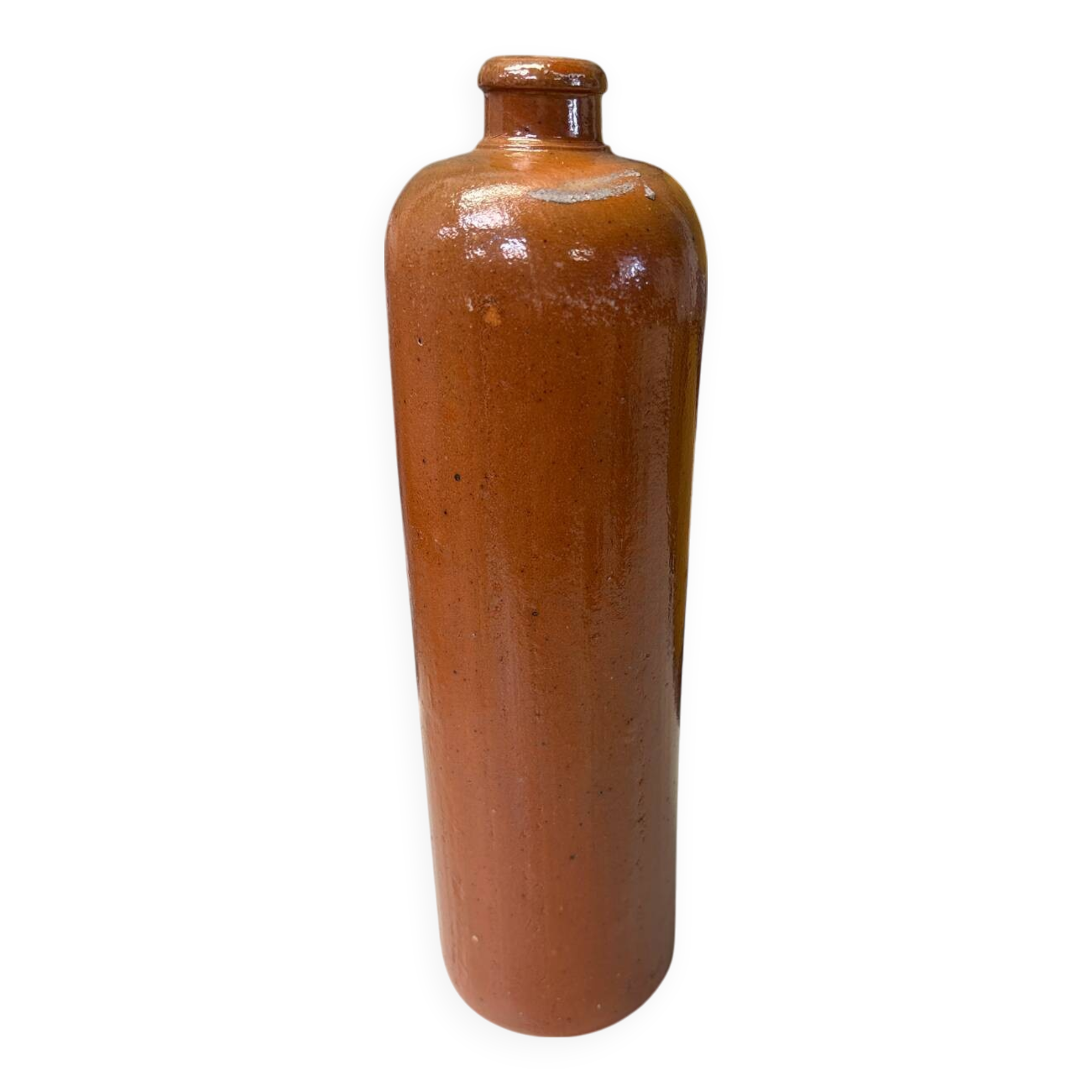 Antique glazed stoneware bottle