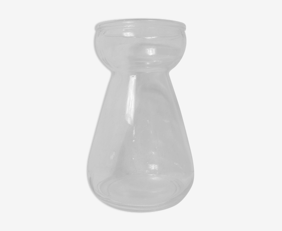Vase à bulbe jacinthe en verre épais | Selency