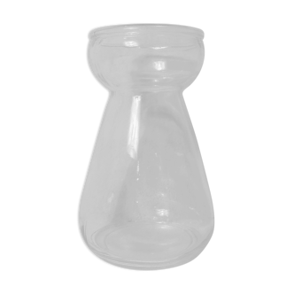 Thick glass hyacinth bulb vase