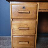 Vintage schoolmaster desk from the 1950s