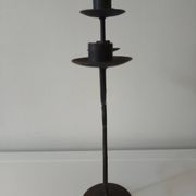 Raw wrought iron chandelier