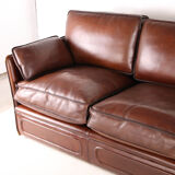 Paire de canapés cuir Roche Bobois