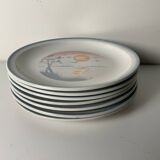 Vintage plates from the 1980s