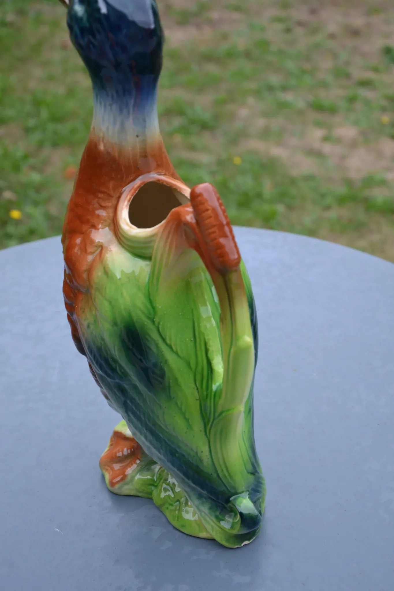 St Clément barbotine duck jug