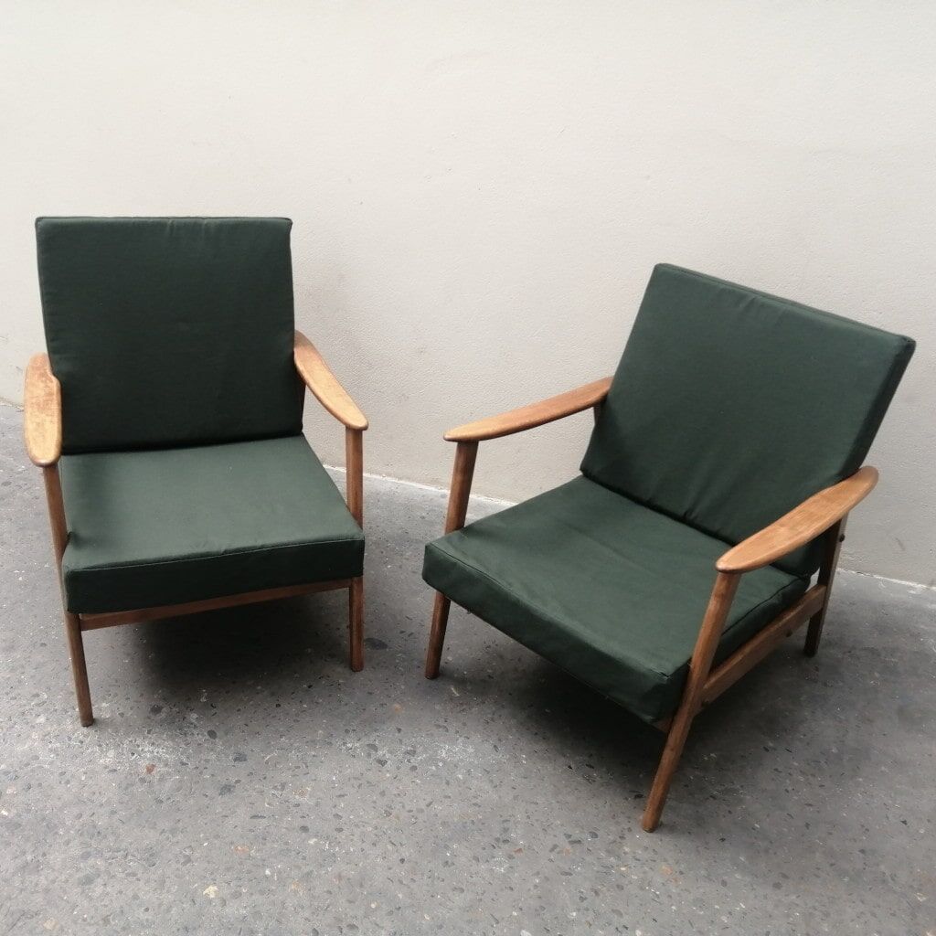 Pair of Scandinavian armchairs