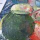 Tableau nature morte style cubiste signé