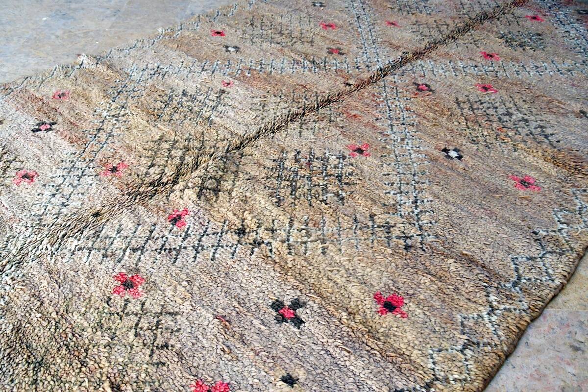 Tapis Marocain Berbère vintage Zemmour