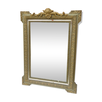 Old golden mirror style Louis XVI - 112x85cm