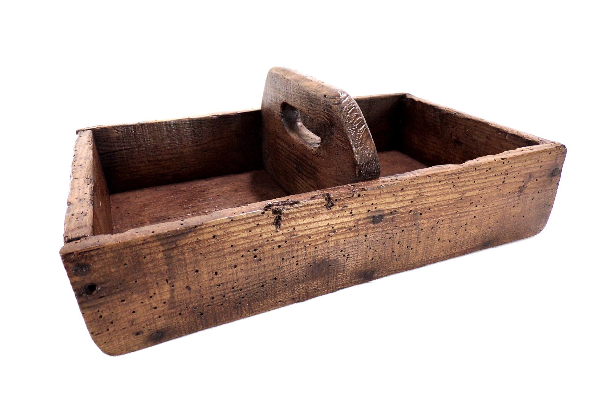 Old wooden basket