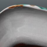 Large vintage ceramic dish depicting a bird - robert picault