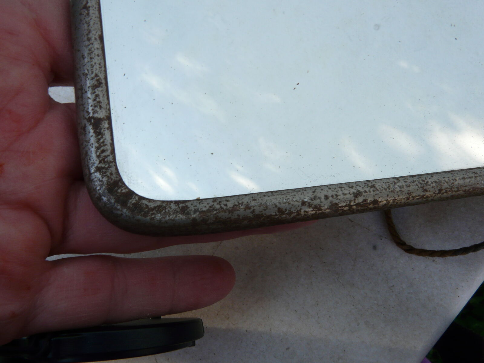 Miroir années 40 39x23cm