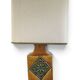 Lampe en céramique émaillée