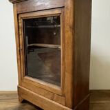 Verriot or walnut display case