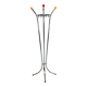 Rare chrome coat rack with colored balls, 1950s