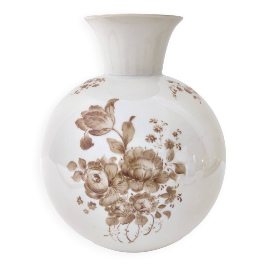 Planteuse vintage en céramique Italie Tiger Head
