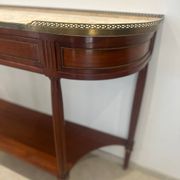 Louis XVI style mahogany console, 19th century