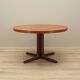 Round teak table, Danish design, 1970s, production: Denmark