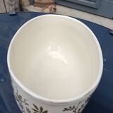 Cache pot en porcelaine signé Choisy-le-Roi