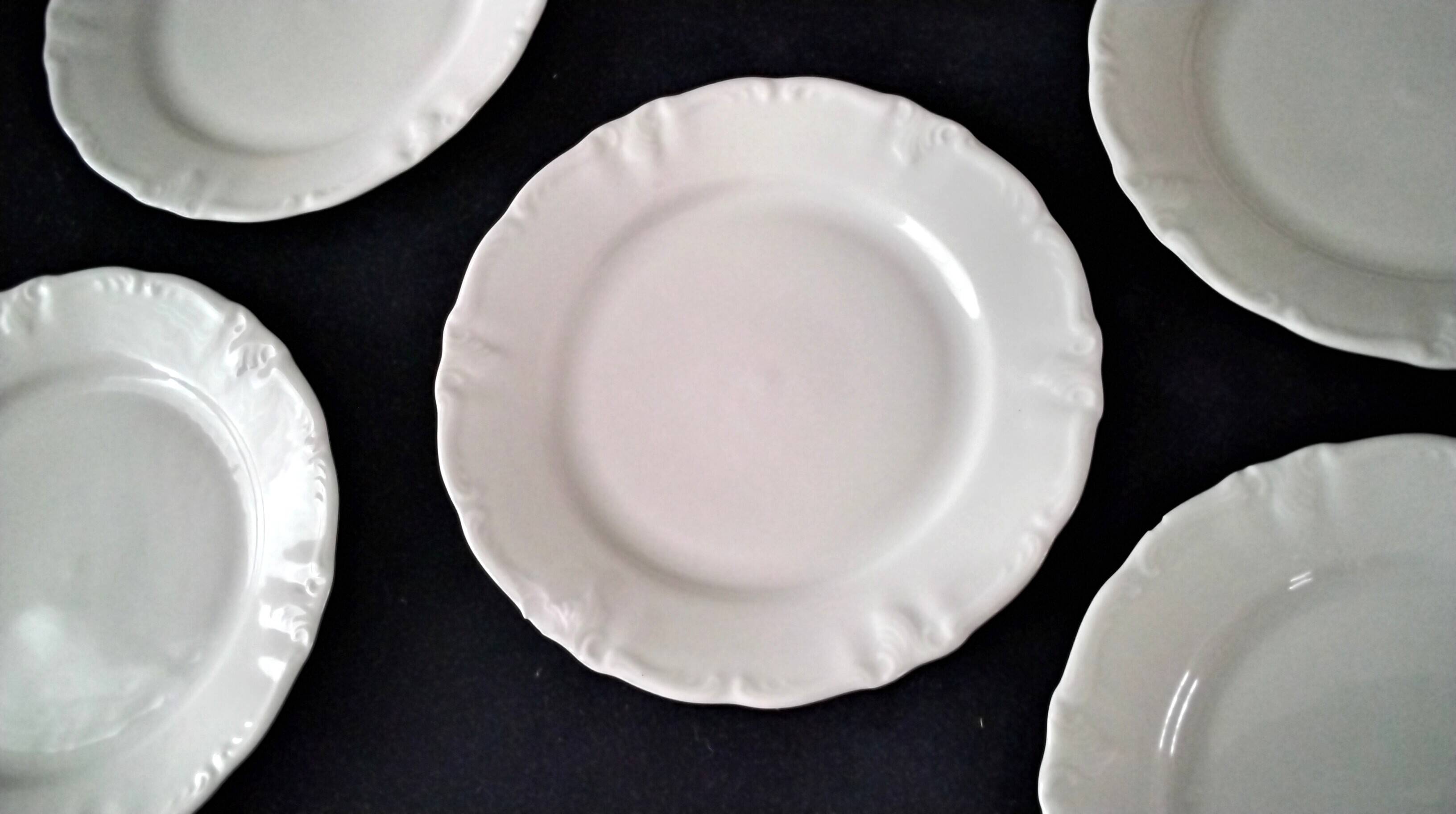 6 Bread plates in Bavarian porcelain by Winterling