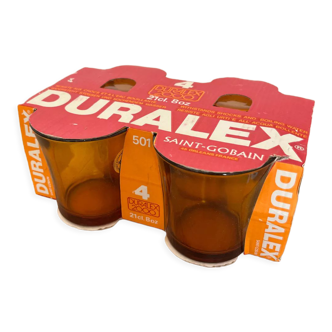 Set of 4 duralex glasses