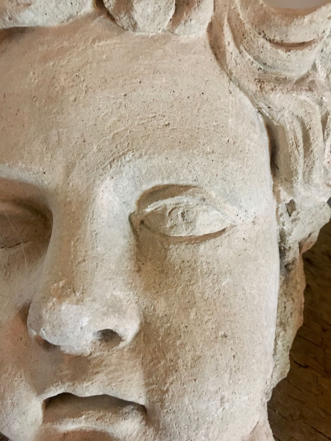 Plaster head