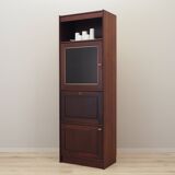 Mahogany showcase, Danish design, 1970s, production: Denmark