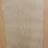 Table drawing nude