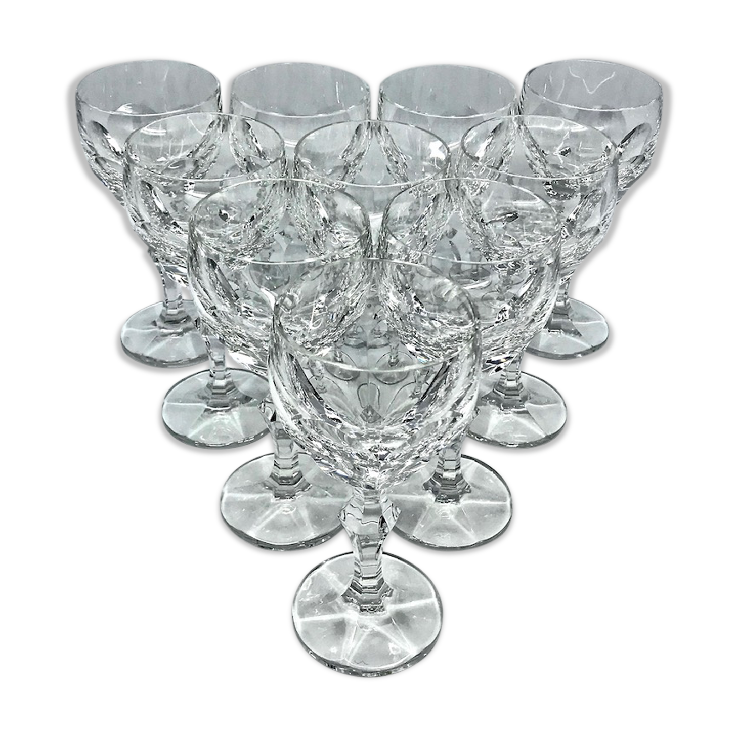 10 verres à vin rouge villeroy et boch