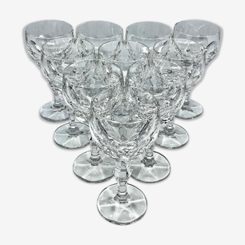 10 verres à vin rouge villeroy et boch