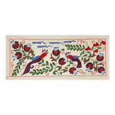 Vintage hand-embroidered tablecloth 44x98 cm