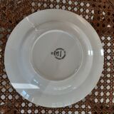 4 digoin sarreguemines plates
