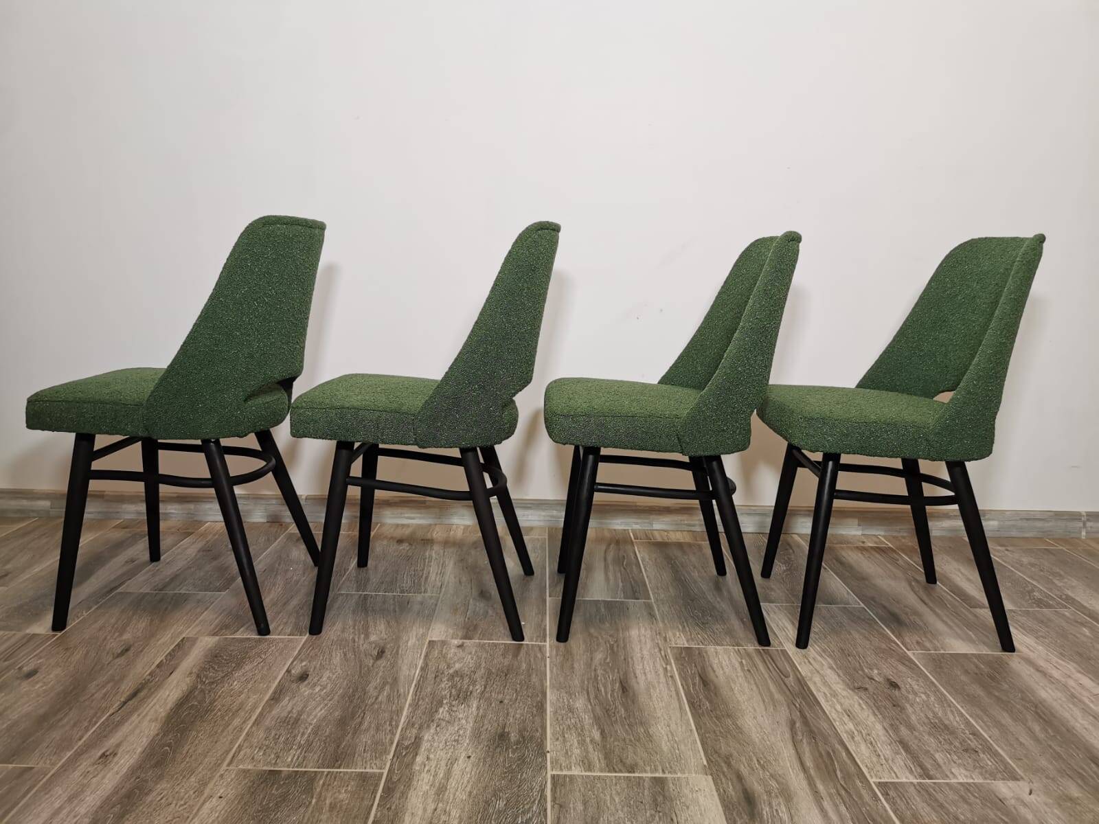 Dining Chairs by Radomir Hoffman for Ton, 1950s, Set of 4