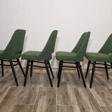 Dining Chairs by Radomir Hoffman for Ton, 1950s, Set of 4