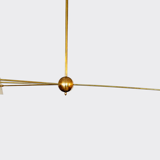 Asymmetrical chandelier sputnik white