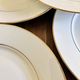 6 flat plates in cottage porcelain