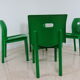 Stackable Chairs K 4870 Design Anna Castelli Ferrieri for Kartell Edition 1985 - - (Set of 4 Pcs)