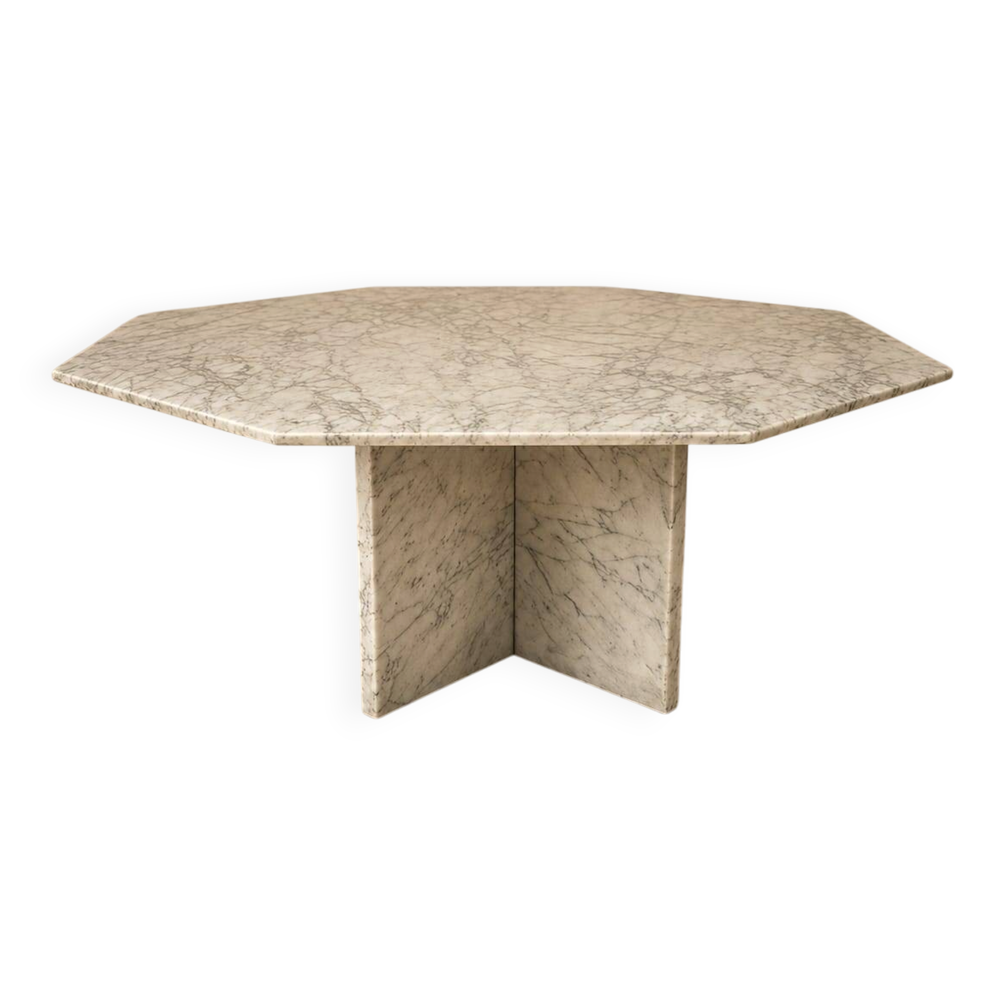 Vintage marble coffee table, 1970s