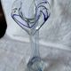 Vase en verre soufflé  vintage