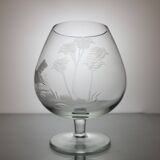 6 verres à cognac en cristal
