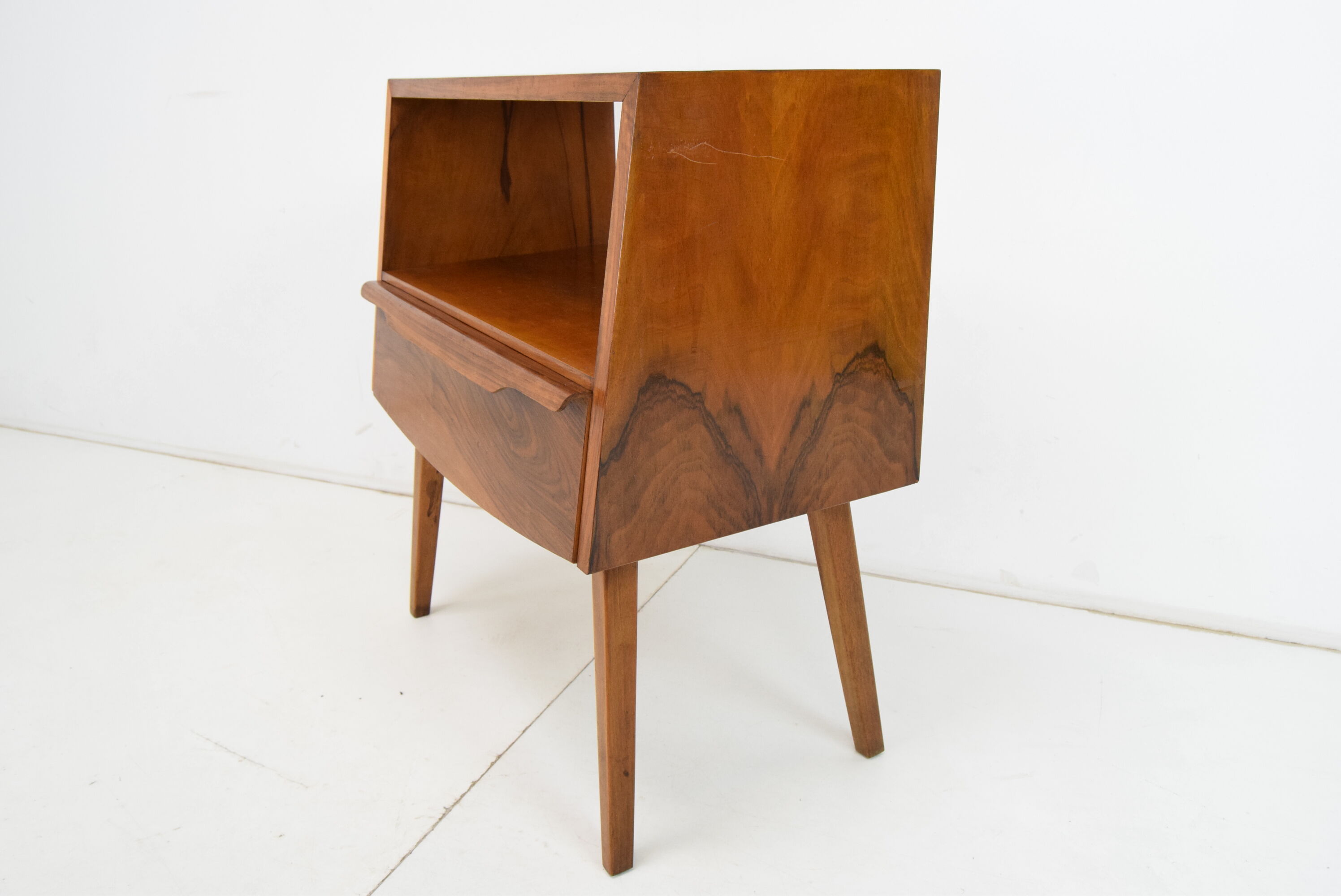 Mid-century side table or nightstand,1950's