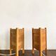 Paire de lampes de table en bois de pin – Luleå Stjärslöjd