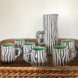Wicker tray from the 1950s