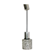 Space age glass hanging chandelier